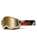 100% SPEEDLAB Fahrradsonnenbrille - STRATA 2 - Beige/Schwarz/Grau/Gold
