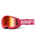 100% SPEEDLAB Fahrradsonnenbrille - STRATA 2 - Rosa/Weiß/Rot