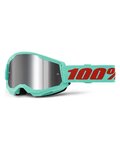 100% SPEEDLAB Fahrradsonnenbrille - STRATA 2 - Hellblau/Rot