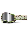 100% SPEEDLAB Fahrradsonnenbrille - STRATA 2 - Beige/Grün/Braun/Silber