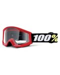 100% SPEEDLAB Fahrradsonnenbrille - STRATA MINI KID - Schwarz/Weiß/Rot