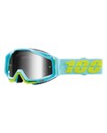 100% SPEEDLAB Fahrradsonnenbrille - RACECRAFT - Blau/Gelb/Silber