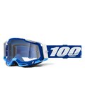 100% SPEEDLAB Fahrradsonnenbrille - RACECRAFT 2 - Blau/Weiß