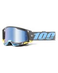 100% SPEEDLAB Fahrradsonnenbrille - RACECRAFT 2 - Grau/Blau/Gelb