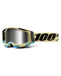 100% SPEEDLAB Fahrradsonnenbrille - RACECRAFT 2 - Braun/Hellblau/Schwarz/Silber