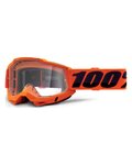 100% SPEEDLAB Fahrradsonnenbrille - ACCURI 2 - Orange/Schwarz