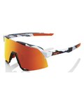 100% SPEEDLAB Fahrradsonnenbrille - S3™ - Weiß/Schwarz/Rot