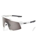 100% SPEEDLAB Fahrradsonnenbrille - SPEEDCRAFT - Weiß/Silber