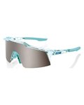 100% SPEEDLAB Fahrradsonnenbrille - SPEEDCRAFT SL - Hellgrün/Silber