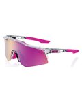 100% SPEEDLAB Fahrradsonnenbrille - SPEEDCRAFT XS - Transparent/Lila