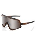 100% SPEEDLAB Fahrradsonnenbrille - GLENDALE - Braun/Silber