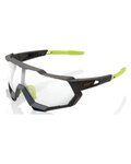 100% SPEEDLAB Fahrradsonnenbrille - SPEEDTRAP - Anthrazit/Gelb