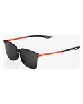 100% SPEEDLAB Fahrradsonnenbrille - LEGERE SQUARE - Schwarz/Orange