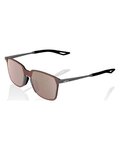 100% SPEEDLAB Fahrradsonnenbrille - LEGERE SQUARE - Grau/Silber