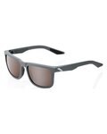 100% SPEEDLAB Fahrradsonnenbrille - BLAKE - Grau/Silber