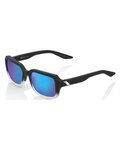 100% SPEEDLAB Fahrradsonnenbrille - RIDELEY - Schwarz/Blau
