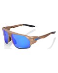 100% SPEEDLAB Fahrradsonnenbrille - NORVIK™ - Braun/Blau