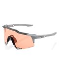 100% SPEEDLAB Fahrradsonnenbrille - SPEEDCRAFT - Grau/Orange