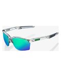 100% SPEEDLAB Fahrradsonnenbrille - SPORTCOUPE - Transparent/Grün