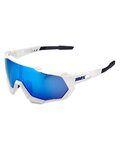 100% SPEEDLAB Fahrradsonnenbrille - SPEEDTRAP - Weiß/Blau