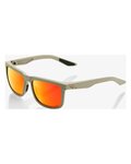 100% SPEEDLAB Fahrradsonnenbrille - BLAKE - Beige/Rot