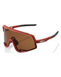 100% SPEEDLAB Fahrradsonnenbrille - GLENDALE - bordeaux/Braun