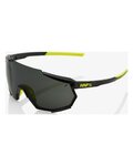100% SPEEDLAB Fahrradsonnenbrille - RACETRAP - Schwarz/Gelb