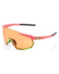 100% SPEEDLAB Fahrradsonnenbrille - RACETRAP - Rosa/Orange