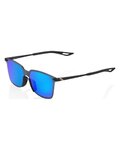 100% SPEEDLAB Fahrradsonnenbrille - LEGERE - Schwarz/Blau