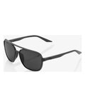 100% SPEEDLAB Fahrradsonnenbrille - KASIA AVIATOR ROUND - Schwarz