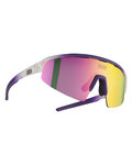 NEON Fahrradsonnenbrille - ARROW 2.0 SMALL - Lila/Transparent