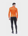 ALÉ Langarm Fahrradtrikot für den Winter - THERMAL R-EV1 - Orange