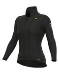 ALÉ Langarm Fahrradtrikot für den Winter - FUTURE WARM R-EV1 - Schwarz