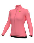 ALÉ Langarm Fahrradtrikot für den Winter - WARM RACE R-EV1 - Rosa