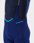 ALÉ Kurze Fahrradhose mit Trägern - K-TOUR KLIMATIK - Blau