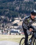 ALÉ Langarm Fahrradtrikot für den Winter - FALENA PR-R - Schwarz/mehrfarbig
