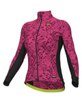 ALÉ Langarm Fahrradtrikot für den Winter - PAPILLON PR-R - Rosa