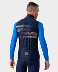 ALÉ Langarm Fahrradtrikot für den Winter - LOGO PR-S - Blau