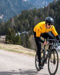 ALÉ Langarm Fahrradtrikot für den Winter - WARM RACE 2.0 R-EV1 - Gelb