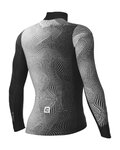 ALÉ Langarm Fahrradtrikot für den Winter - CIRCUS PR-S - Weiß