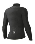 ALÉ Langarm Fahrradtrikot für den Winter - CIRCUS PR-S - Schwarz