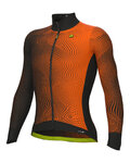 ALÉ Langarm Fahrradtrikot für den Winter - CIRCUS PR-S - Orange