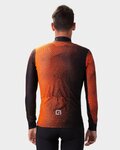 ALÉ Langarm Fahrradtrikot für den Winter - CIRCUS PR-S - Orange