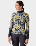 ALÉ Langarm Fahrradtrikot für den Winter - HIBISCUS PR-R - mehrfarbig