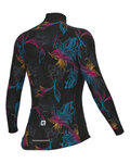 ALÉ Langarm Fahrradtrikot für den Winter - CHIOS SOLID - Schwarz/mehrfarbig/Grau