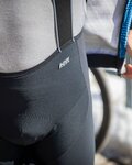 ALÉ Lange Fahrradhose mit Trägern - CLIMA WARM PLUS R-EV1 - Schwarz