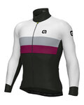 ALÉ Langarm Fahrradtrikot für den Winter - CHAOS OFF ROAD - GRAVEL - Grau/Schwarz