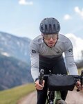 ALÉ Langarm Fahrradtrikot für den Winter - CHAOS OFF ROAD - GRAVEL - Grau/Schwarz