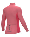 ALÉ Langarm Fahrradtrikot für den Winter - FONDO 2.0 SOLID - Rosa