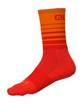 ALÉ Klassische Fahrradsocken - ONE - Rot/Orange